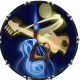 Abstract Guitar Player