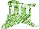 Abstract Stripes Green