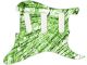Abstract Stripes Green