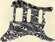 Animal Print Effect 1 - HSS Shawbucker Elite Strat