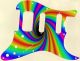 Background Rainbow - HSS Shawbucker Elite Strat