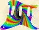 Background Rainbow - SSS 8 Hole Strat