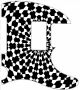 Black and White 1 - 8 Hole H Tele