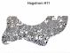 Hagstrom H11 Acoustic - Black White Shell Pickguard