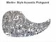 Martin D-45 Acoustic - Black White Shell Pickguard