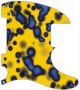 Blue Blotch on Yellow