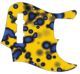 Blue Blotch on Yellow