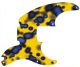 Blue Blotch on Yellow
