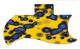 Blue Blotch on Yellow