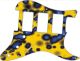 Blue Blotch on Yellow