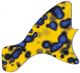 Blue Blotch on Yellow