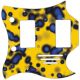 Blue Blotch on Yellow