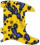 Blue Blotch on Yellow - Avril Lavigne Tele