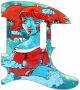 Blue Redhead - 8 Hole Tele