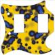 Blue Blotch on Yellow