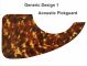 Generic Design 1 Acoustic - Brown Camo Tortoise Pickguard
