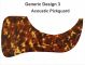 Generic Design 3 Acoustic - Brown Camo Tortoise Pickguard