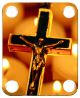 Candle Lit Crucifix