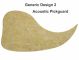 Generic Design 2 Acoustic - Creamy Yellow Pearl Pickguard