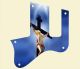 Crucifix Blue