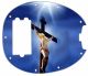 Crucifix Blue