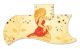 Faded Yellow Pin Up Girl