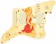Faded Yellow Pin Up Girl