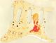 Faded Yellow Pin Up Girl - SSS Elite Strat