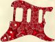 Fractal Art Red - HSS Shawbucker Elite Strat