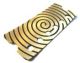Gold & Black Swirl