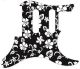 Hawaiian Print Black