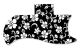 Hawaiian Print Black