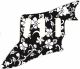 Hawaiian Print Black
