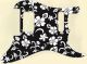 Hawaiian Print Black