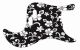 Hawaiian Print Black