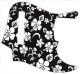 Hawaiian Print Black