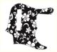 Hawaiian Print Black