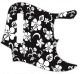 Hawaiian Print Black