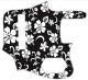 Hawaiian Print Black