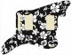 Hawaiian Print Black