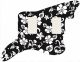 Hawaiian Print Black