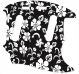 Hawaiian Print Black
