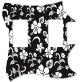 Hawaiian Print Black