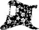 Hawaiian Print Black