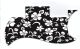 Hawaiian Print Black