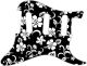 Hawaiian Print Black