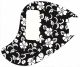 Hawaiian Print Black