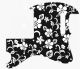 Hawaiian Print Black