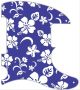 Hawaiian Print Blue