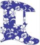 Hawaiian Print Blue